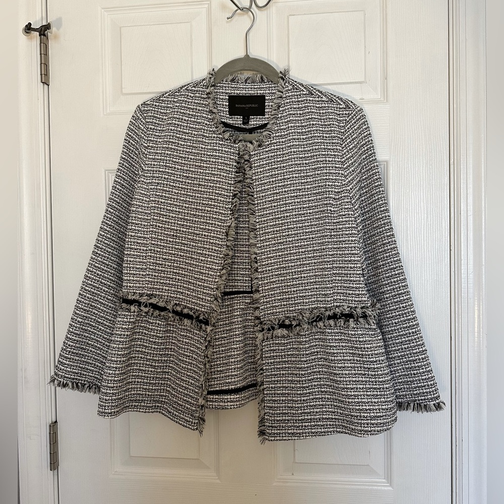 Banana Republic tweed blazer